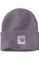 Carhartt Knit Satin Lined Beanie for Women in Wood Violet