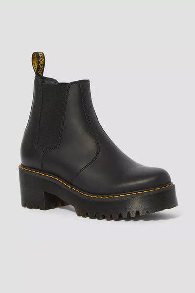 Dr. Martens Rometty Wyoming Platform Chelsea Boots for Women in Black