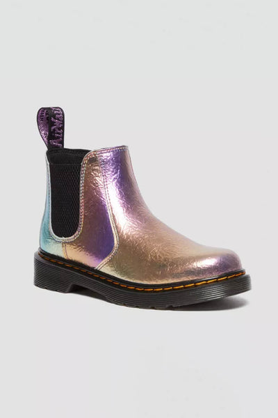 Dr. Martens Junior 2976 J Boots for Youth in Rainbow Crinkle