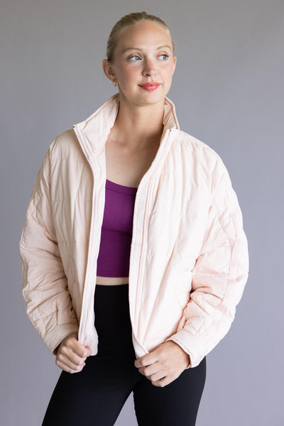 FP Movement Pippa Packable Puffer Jacket for Women in Pink
