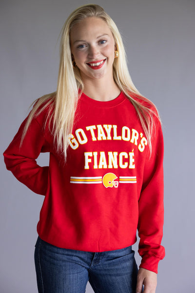 Go Taylor's Fiance Sweatshirt for Women in Red
