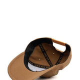 Grunt Style Embroidered American Flag Hat for Men in Tan