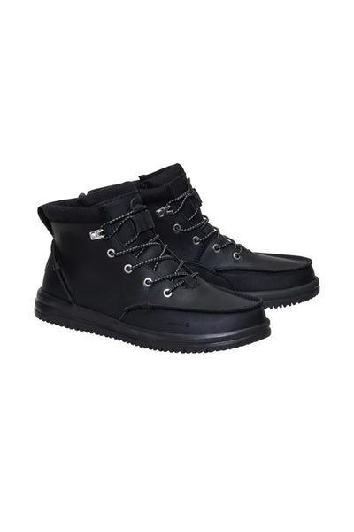 HEYDUDE Men's Bradley Classic Tumbled in Black