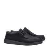 HEYDUDE Men’s Paul Classic Shoes in Black