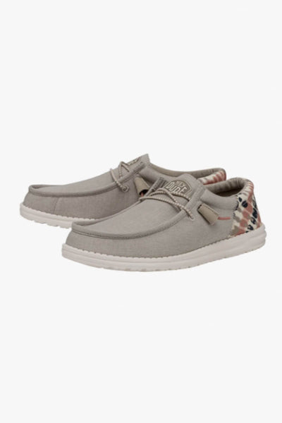 Hey Dude Shoes Wally Funk Tie Dye Tan Shoes for Men in Tan