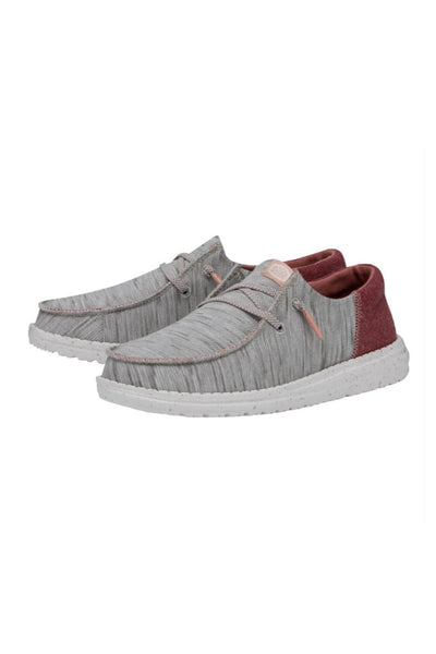 Hey Dude Shoes Women’s Wendy Funk Jersey in Light Grey