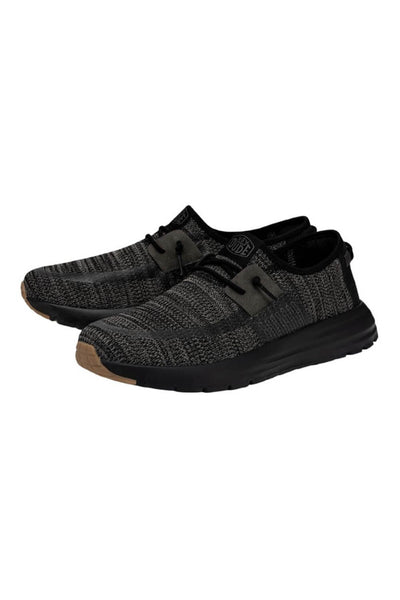 HEYDUDE Men's Sirocco Shoes in Black