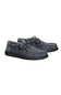 HEYDUDE Men’s Wally Stretch Sox Shoes in Granite Grey/Black