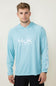 Huk Fishing Pursuit Vented Hoodie for Men in Blue