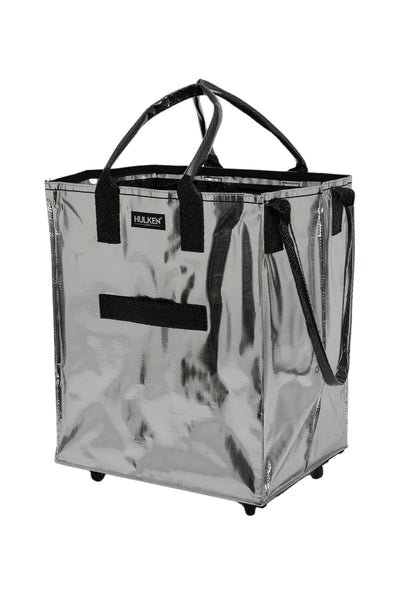 Hulken Large Rolling Tote in Silver