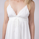 Illa Illa Eyelet Mini Dress for Women in White