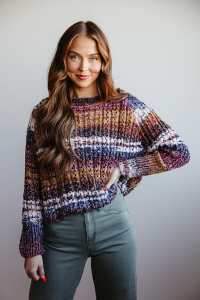 Illa Illa Striped Sweater for Women in Multi
