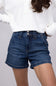 Judy Blue High Rise Double Button Waistband Denim Shorts for Women