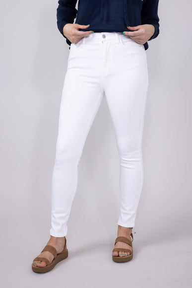 Judy Blue High-Rise Skinny Jeans for Women in White