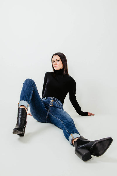 Judy Blue Jeans High Rise Button Fly Cut Off Skinny Jeans for Women