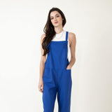 Jumpsuit with Knot Straps for Women in Blue