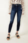 KanCan Danica High Rise Dark Wash Ankle Skinny Jeans for Women