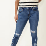 KanCan High Rise Distressed Skinny Jeans for Women