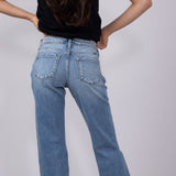 KanCan Mid Rise Straight Jeans for Women