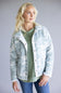 Katydid Camo Quilted Jacket for Women in Light Green