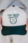 Golf Wives Social Club Trucker Hat for Women in Green/Tan