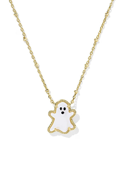 Kendra Scott Ghost Short Pendant Necklace for Women in Gold