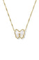 Kendra Scott Haley Bow Short Pendant Necklace in Gold