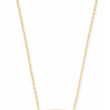 Kendra Scott Elisa Gold Pendant Necklace in Dichroic Glass