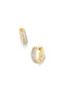 Kendra Scott Mikki Pave Huggie Earrings in Gold
