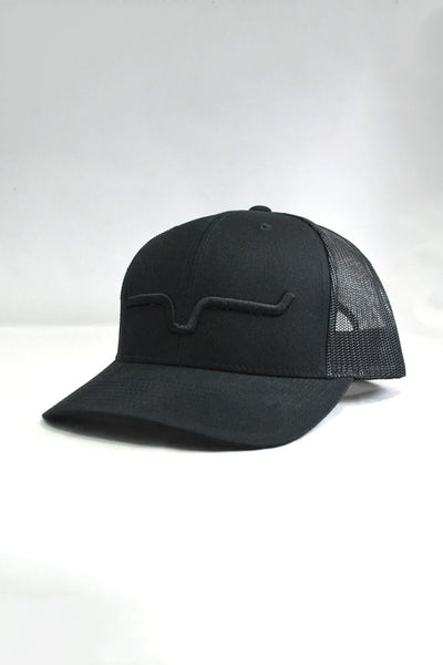 Kimes Ranch Weekly Trucker Hat for Men in Black