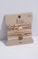K’lani Rise Medium Hair Tie Bracelets in Beige