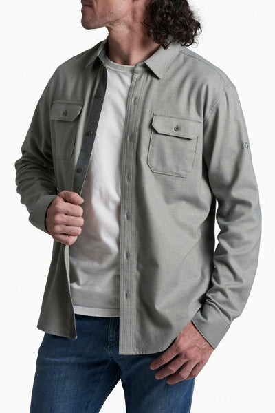 Kuhl Descendr Flannel Shirt for Men in Pavement