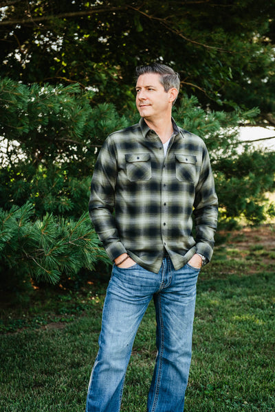 Kuhl Dillingr Flannel Shirt for Men in Green