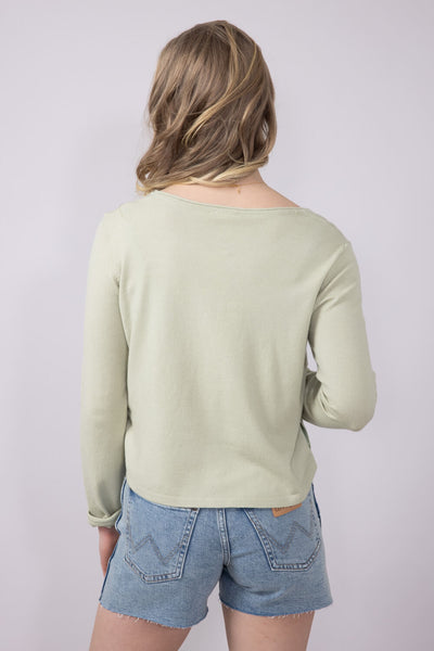 LA MIEL TAN PLAID BUTTONUP TOP main image 1