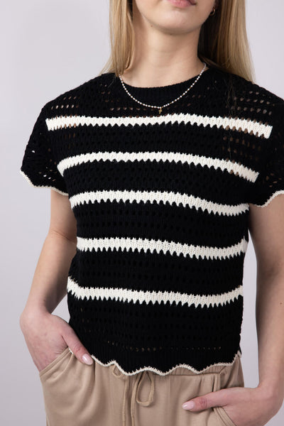 トップス DISCOVERED LAME BONE&HEART KNIT DISCOVERED セーター ニット DISCOVERED(ディスカバード) 別注