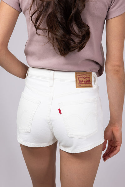 Levis White Jean Shorts Levi's Women's 501 Original High Rise
