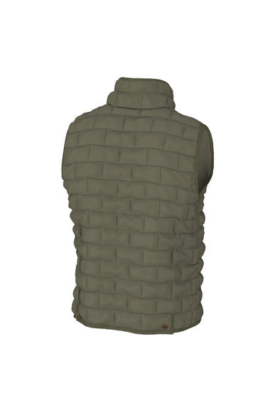 Local Boy Quilted Brick Vest for Boys in Green