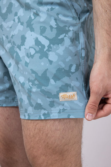 Marsh Wear Fulton Volley 6” Shorts for Men in Blue Camo