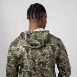 Marsh Wear Sullivan Hagood Tech Hoodie for Men in Green Mallard Camo