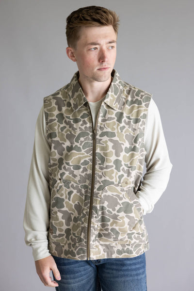 Marsh Wear Westwood Camo Vest for Men in Khaki Mallard Camo
