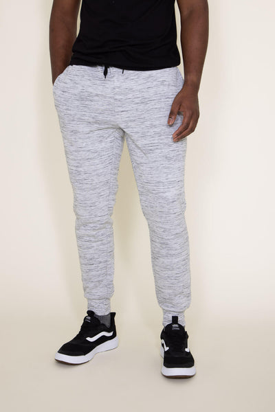 Matix Fur Lined Joggers for Men in White