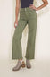 Mica High Rise Wide Leg Jeans for Women in Olive