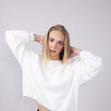 Miracle Synch Waist Textured Lightweight Sweater for Women in White