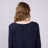 Miracle USA Lightweight USA Sweater for Women in Navy