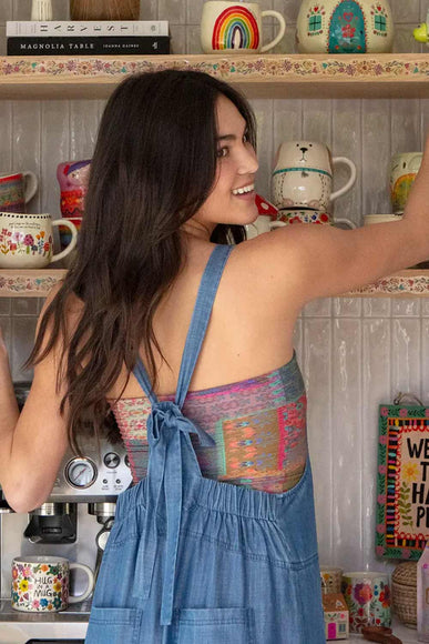 Natural Life Full Boho Bandeau Headband in Multi Patchwork