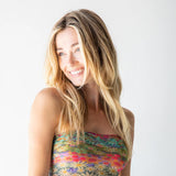 Natural Life Full Boho Bandeau Headband in Wildflower Border