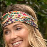 Natural Life Full Boho Bandeau Headband in Cream