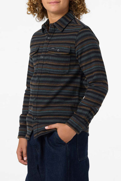 O’Neil Youth Richmond Flannel Shirt for Boys in Graphite