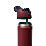 Owala FreeSip 24 oz Stainless Steel Water Bottle in Burgundy Bay