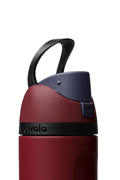Owala FreeSip 24 oz Stainless Steel Water Bottle in Burgundy Bay
